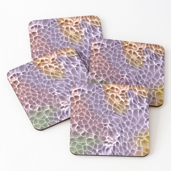 Item preview, Colorful rainbow pastel epithelial cells under the microscope designed and sold by ArtByScience.