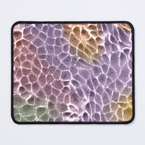 Item preview, Colorful rainbow pastel epithelial cells under the microscope designed and sold by ArtByScience.