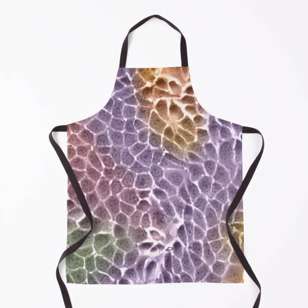 Item preview, Colorful rainbow pastel epithelial cells under the microscope designed and sold by ArtByScience.