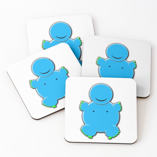 Item preview, Gruntpigs whobbly blob blue designed and sold by gruntpig.