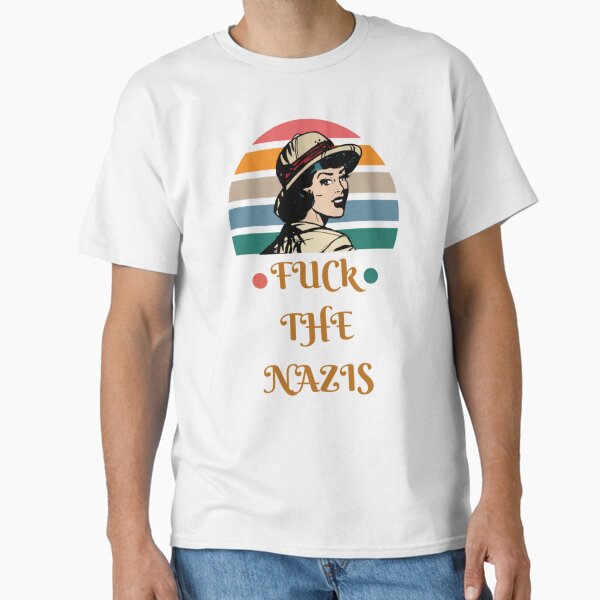 Vista previa del artículo con la obra «ponche nazis retro», diseñado y vendido por ScienTeeshirt.