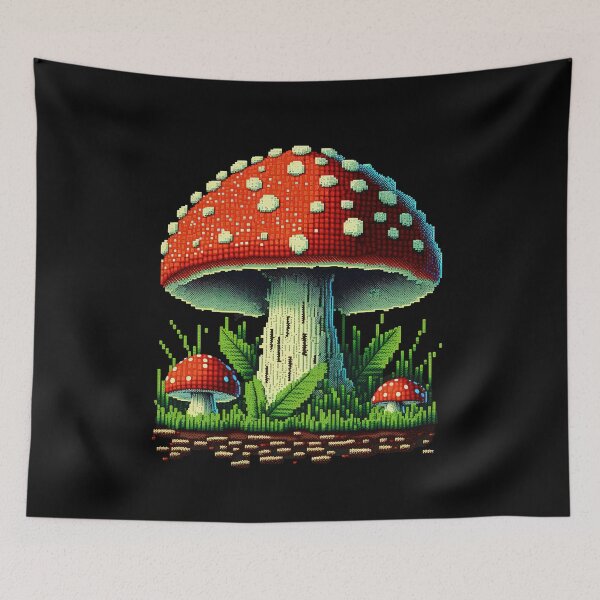 Item preview, 8-bit Amanita Mushroom designed and sold by Wesz808.
