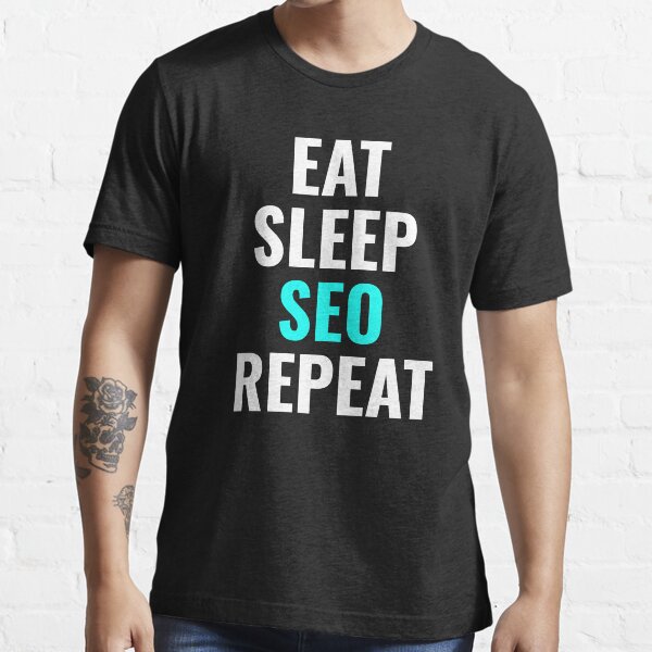 Item preview, Funny Eat Sleep SEO Repeat designed and sold by AndrewStep.