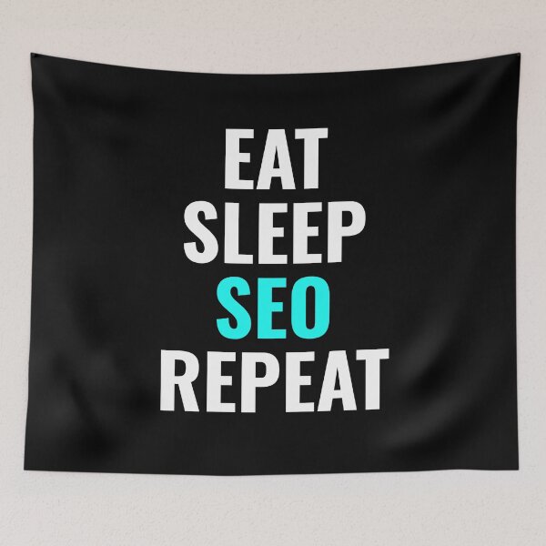Item preview, Funny Eat Sleep SEO Repeat designed and sold by AndrewStep.