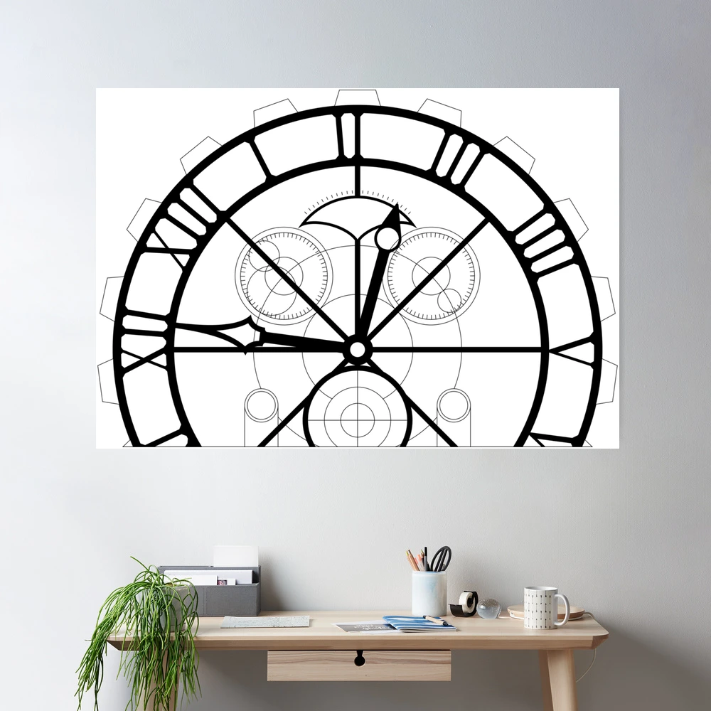 Wicked Round Wall Clock Home Decor Wall Clock Gift for Wicked Fans