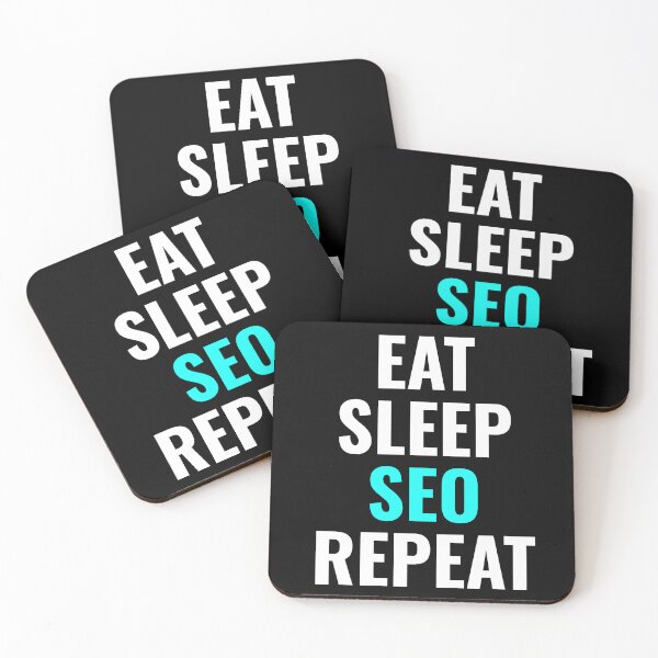 Item preview, Funny Eat Sleep SEO Repeat designed and sold by AndrewStep.