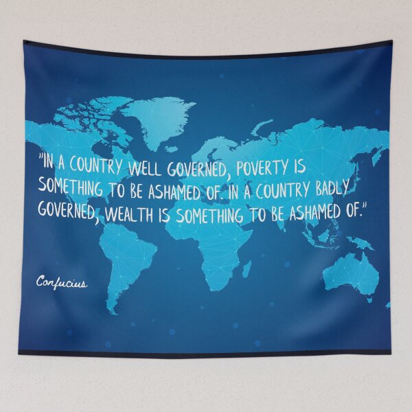 Item preview, In a country well governed, poverty is something to be ashamed of. In a country badly governed, wealth is something to be ashamed of designed and sold by Mirex88.