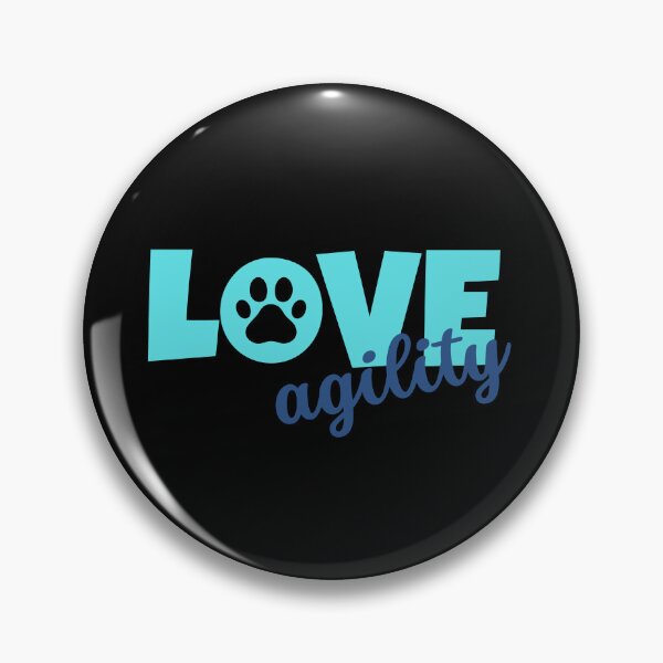 Item preview, Love agility in turquoise and blue designed and sold by PausePapote.