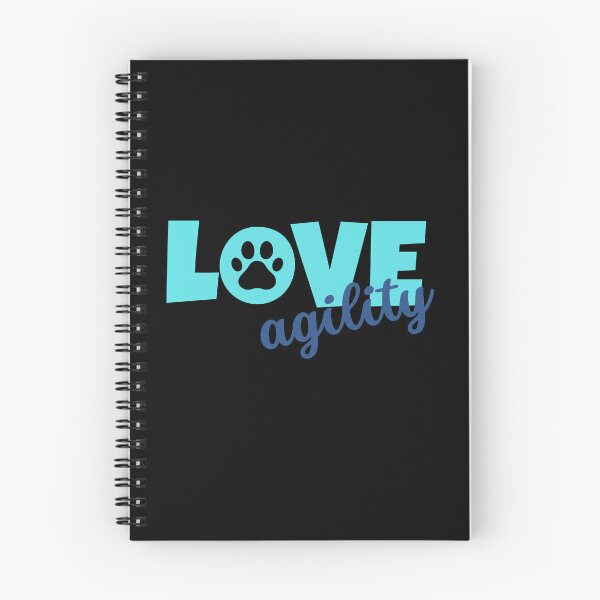 Item preview, Love agility in turquoise and blue designed and sold by PausePapote.