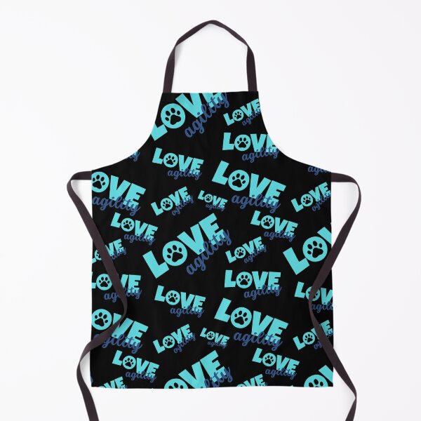 Item preview, Love agility in turquoise and blue designed and sold by PausePapote.