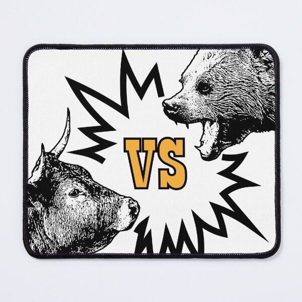 Item preview, Bull vs Bear Showdown! designed and sold by Fat-Linos.