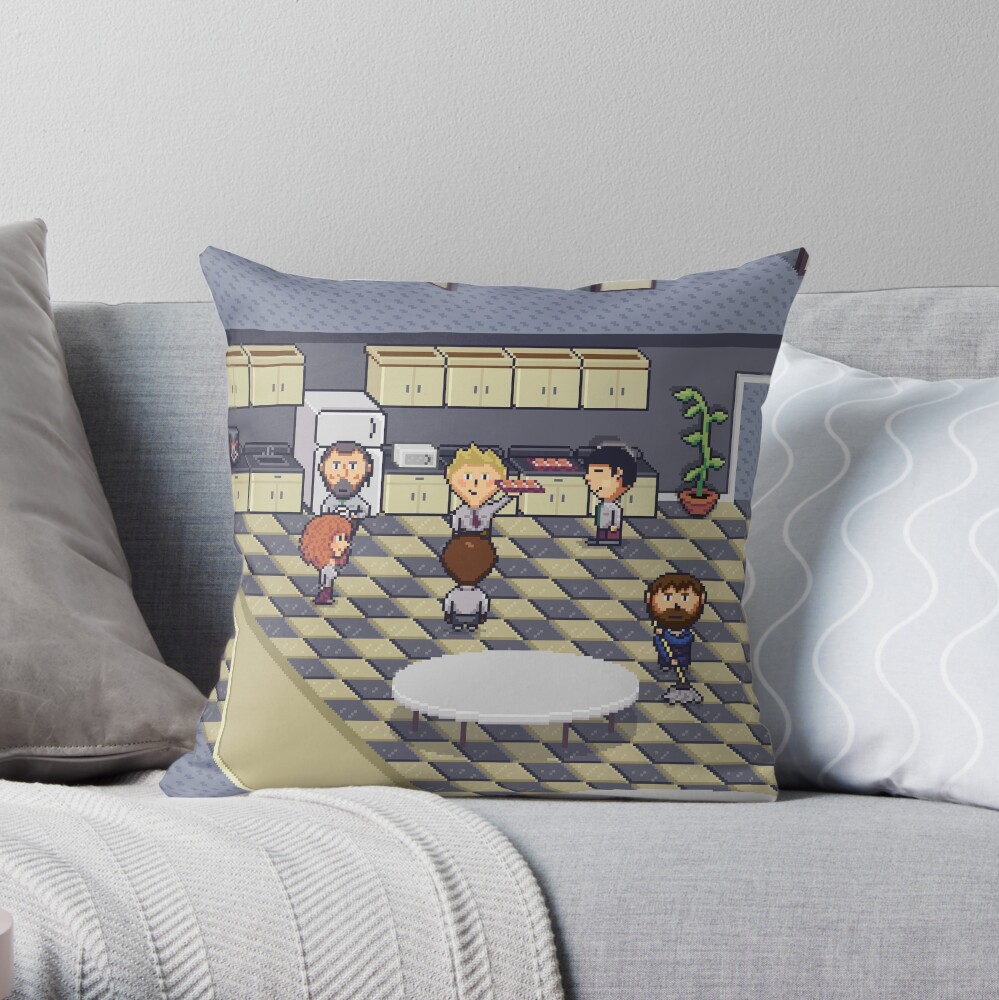 Donut Time Throw Pillow