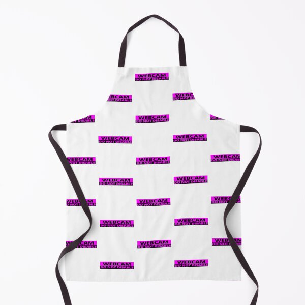 Item preview, Webcam do not disable stickers warning sign prank magenta designed and sold by rednumberone.