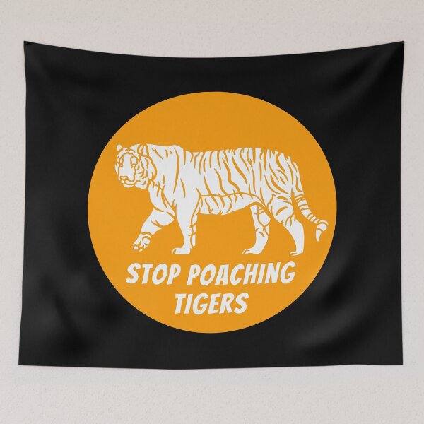 Item preview, Stop Poaching Tiger designed and sold by EarthAlly.