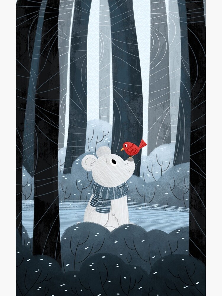 Bear and Bird by megsneggs