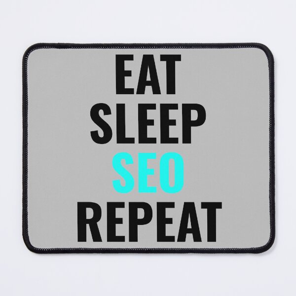 Item preview, Funny Eat Sleep SEO Repeat Black designed and sold by AndrewStep.