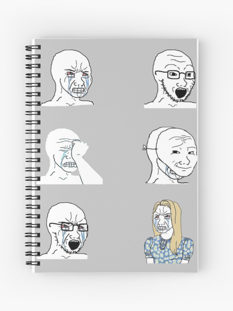 Doomer girl vs. crying wojak Blank Template - Imgflip