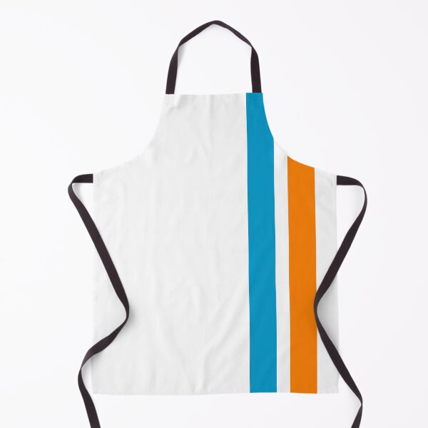 Item preview, Le Mans Racing Stripes Orange Blue White 70s Mod fashion design designed and sold by ModSupporters.