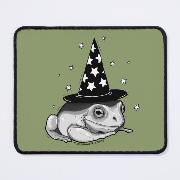 Item preview, Wizard Magician Frog | Cottagecore | Magic | Amphibian designed and sold by Wildflowerst.