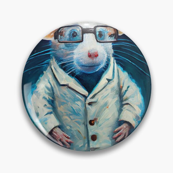 Item preview, Lab Rats - impasto oil painting.  A rat doctor designed and sold by Paintings By Simon .