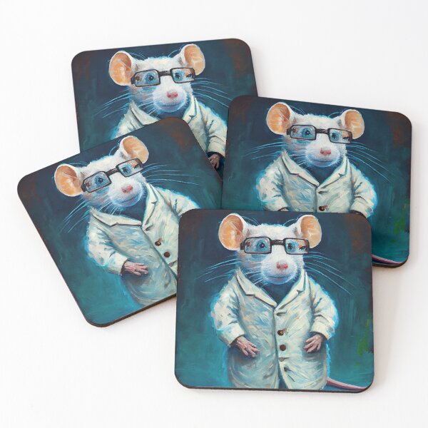 Item preview, Lab Rats - impasto oil painting.  A rat doctor designed and sold by Paintings By Simon .