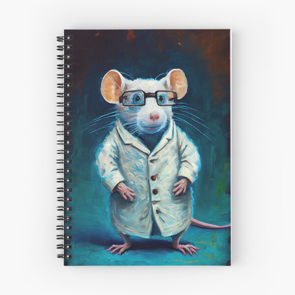 Item preview, Lab Rats - impasto oil painting.  A rat doctor designed and sold by Paintings By Simon .