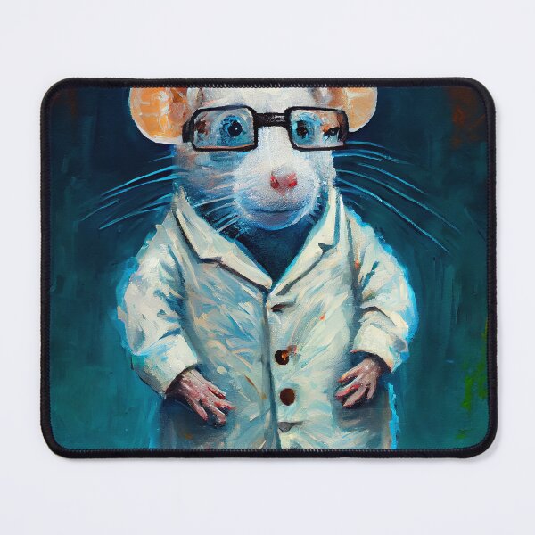 Item preview, Lab Rats - impasto oil painting.  A rat doctor designed and sold by Paintings By Simon .