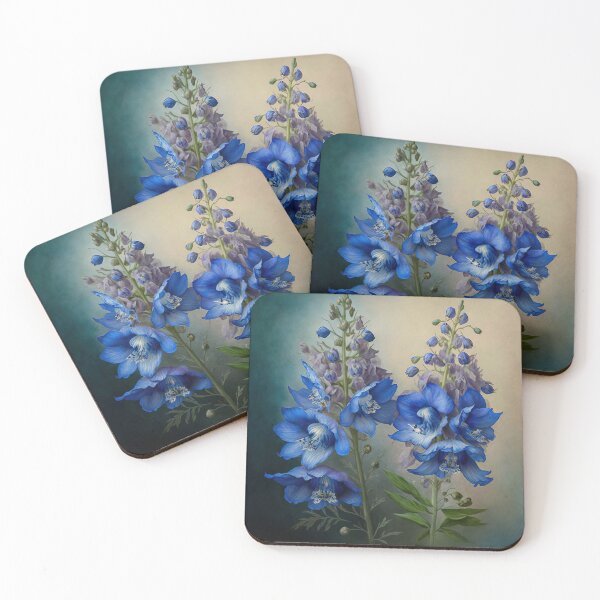Item preview, Delphinium Flowers designed and sold by Vanover Designs.