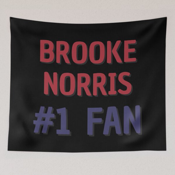 Item preview, Brooke Norris #1 Fan designed and sold by Rybariuns.