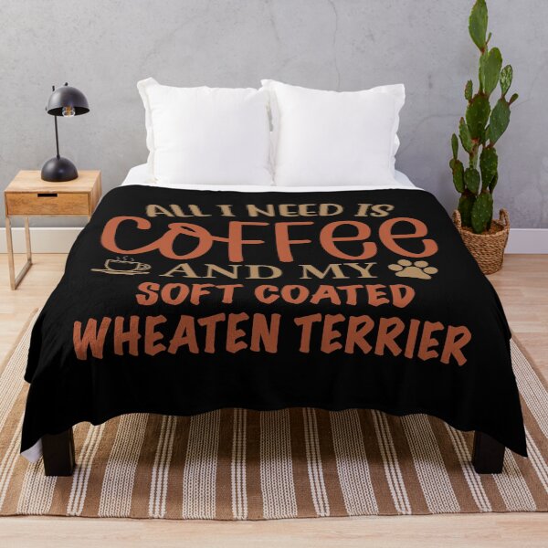 Artikelvorschau, Alles was ich brauche ist Kaffee und mein weich beschichteter Weizen -Terrier - Hund entworfen und verkauft von CJC Designs.