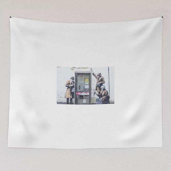 Item preview, "We are Listening" Banksy designed and sold by Theresa Selley Photography.