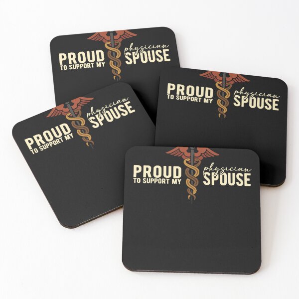 Item preview, Proud to Support my Physician Spouse - Dark Shirt designed and sold by CMTees.
