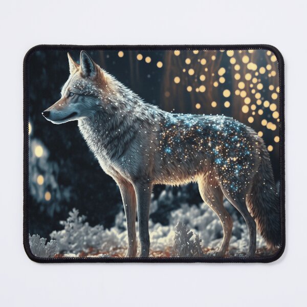 Item preview, Fantasy Wolf in the Forest - Magical In The Darkness  designed and sold by madtoyman.