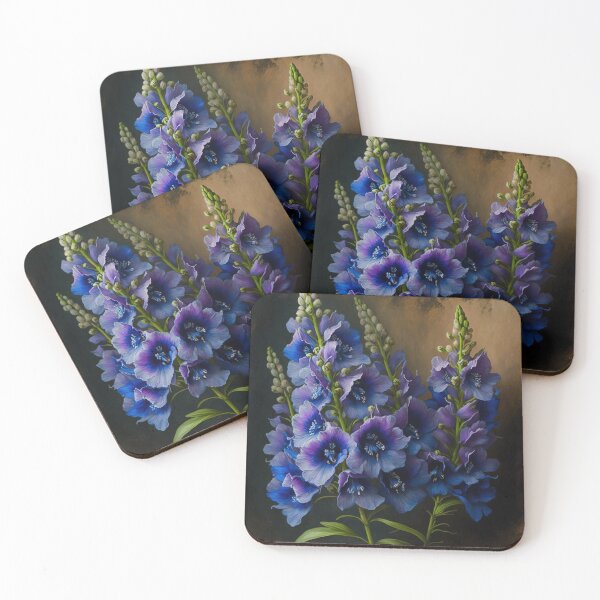 Item preview, Delphinium Flowers designed and sold by Vanover Designs.