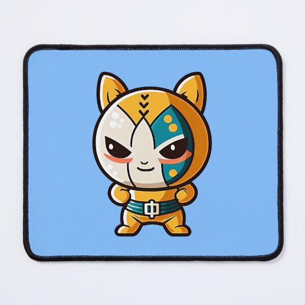 Artikelvorschau, Lucha Libre Katzen | Mexikanische Wrestling | Kawaii-Katzen | Chibi-Katzen | Anime-Katzen | Lucha Libre Katzen 26 | La Vela entworfen und verkauft von Catcosm.