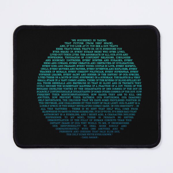 Item preview, Pale Blue Dot - Carl Sagan | NEW 2023 Original Design | Light Blue Design designed and sold by catofnimes.