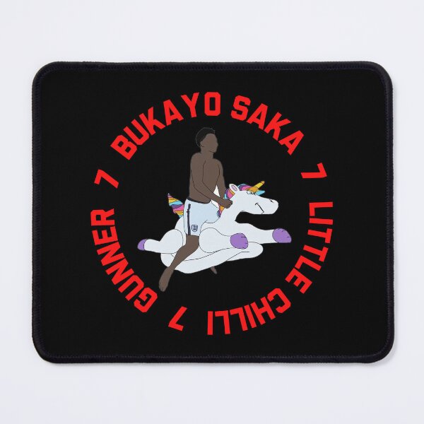 Item preview, Bukayo Saka Little Chilli 7 Saka Unicorn designed and sold by Fan-Shop.