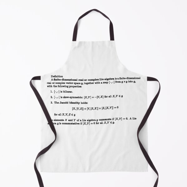 Item preview, The definition of a Lie Algebra, math and science designed and sold by NoetherSym.