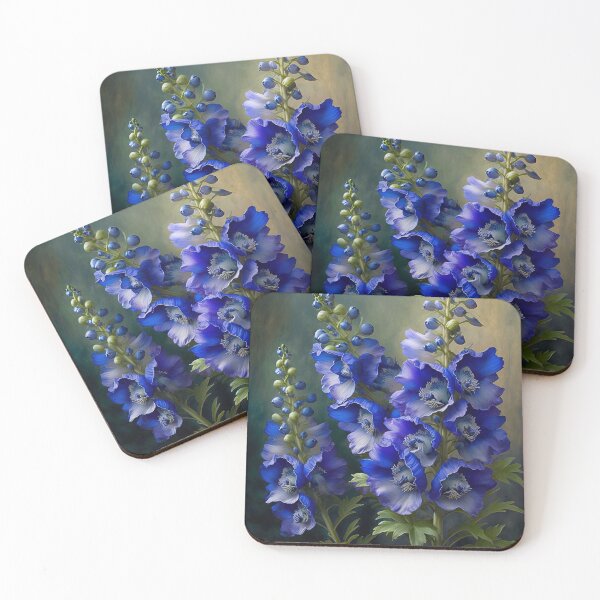 Item preview, Delphinium Flowers designed and sold by Vanover Designs.