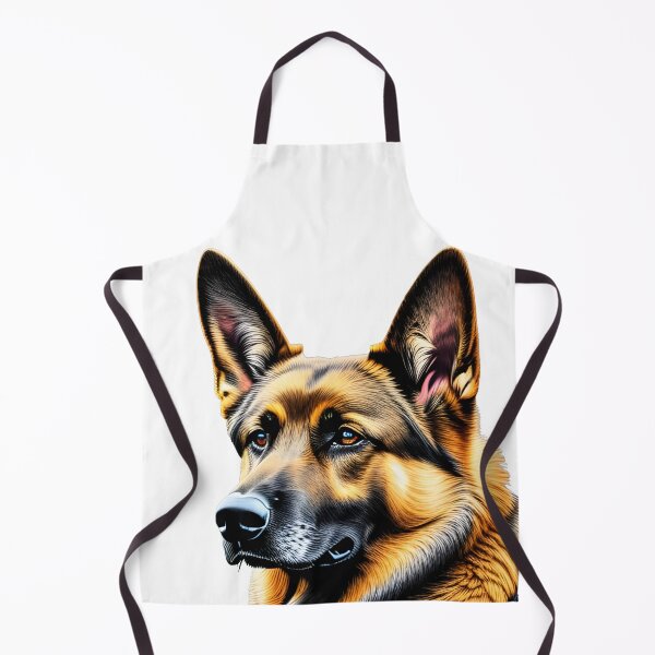 Item preview, German shepherd, charcoal drawing, Ai Generated Art designed and sold by ACC .