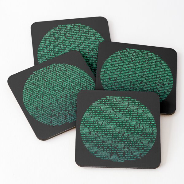 Item preview, Pale Blue Dot - Carl Sagan | NEW 2023 Original Design | Green Design designed and sold by catofnimes.