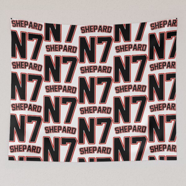 Item preview, Commander Shepard Jersey  Mass Effect Athletic Jersey  Black Lettering   designed and sold by laviadavis1.