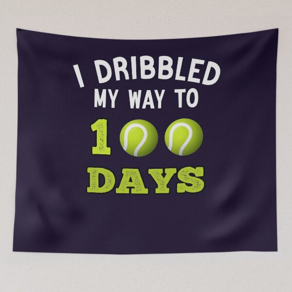 Item preview, I Dribbled My Way To 100 Days Tennis Funny Student School designed and sold by Sarah38.