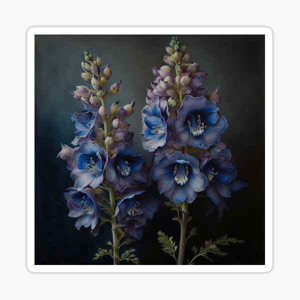 Item preview, Delphinium Flowers designed and sold by Vanover Designs.