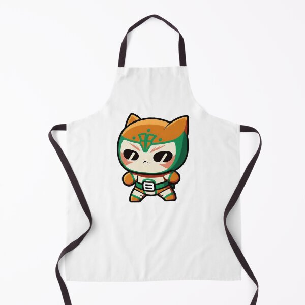 Artikelvorschau, Lucha Libre Katzen | Mexikanische Wrestling | Kawaii-Katzen | Chibi-Katzen | Anime-Katzen | Lucha Libre Katzen 06 | La Calabaza entworfen und verkauft von Catcosm.