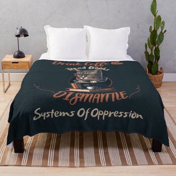 Item preview, drink coffee read books dismantle systems of oppression designed and sold by Cr4ftyCreations.