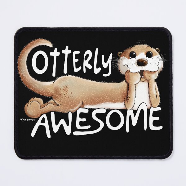 Item preview, Funny Otterly Awesome Sea Otter Cartoon designed and sold by modartis.