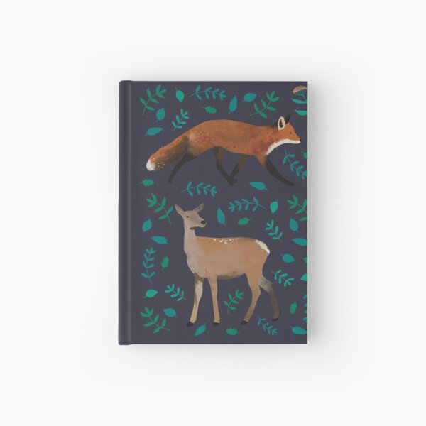 Fox & Deer Hardcover Journal