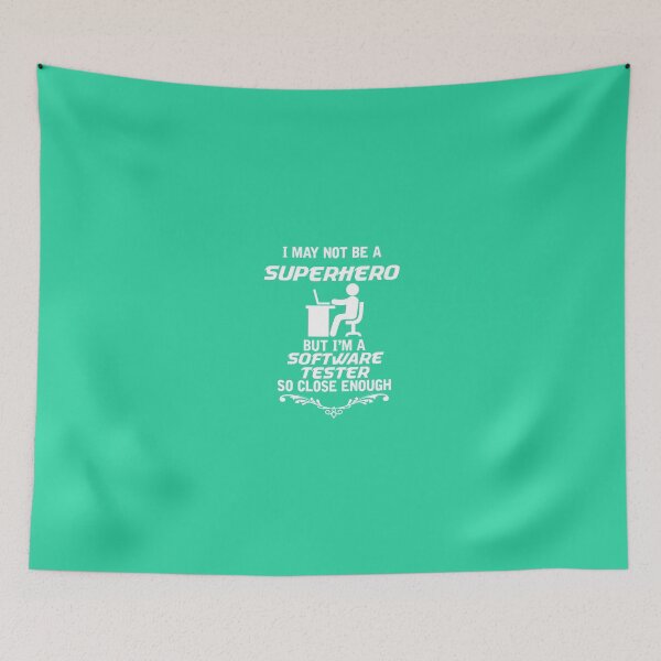 Item preview, Not Superhero But Software Tester designed and sold by AlwaysAwesome.