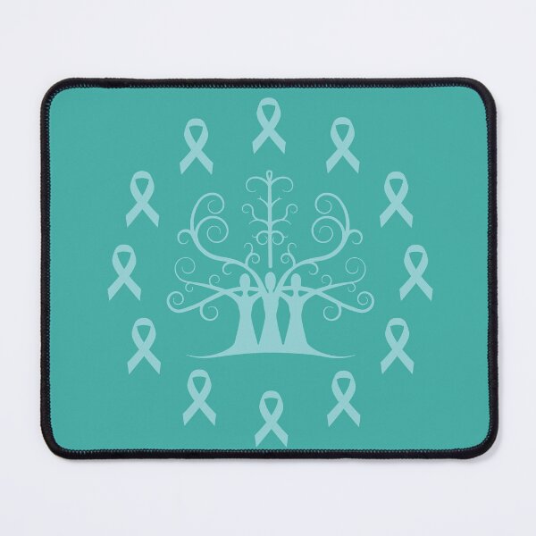 Item preview, Ovarian Cancer Awareness Teal Ribbon Sisters Tree Of Life designed and sold by SubtleSplit.